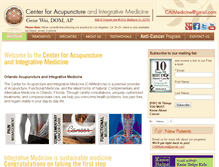 Tablet Screenshot of caimedicine.com